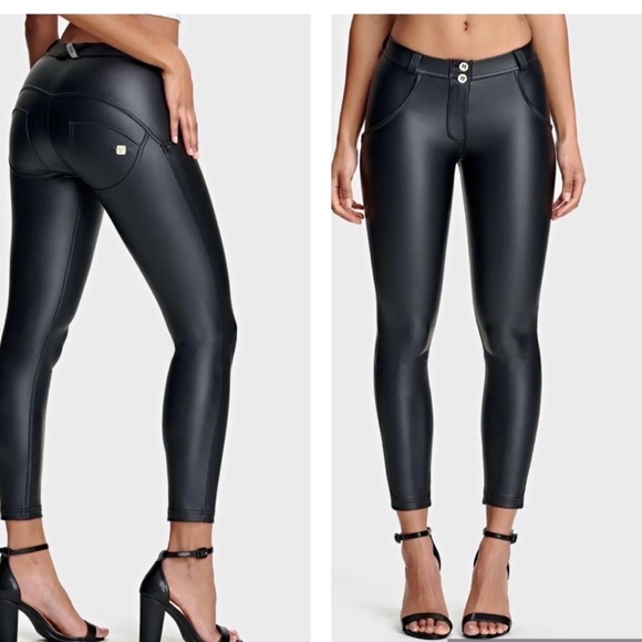 Freddy Pants - NWOT FREDDY WR.UP® Faux Leather Pants Black Size Medium